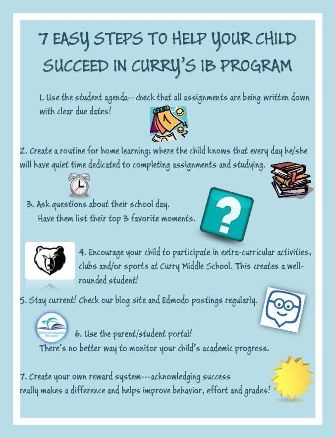 7 TIPS TO HELP YOUR CHILD SUCCEED IN CURRY